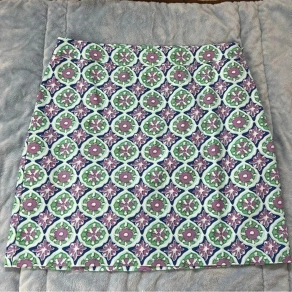 Talbots Womens Floral Skirt size 14P